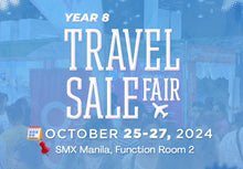 Load image into Gallery viewer, Travel Sale Fair- October 25-27, 2024: SMX, Manila. Function 2&amp;3
