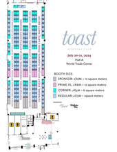 Load image into Gallery viewer, TOAST WEDDING FAIR: JULY 20-21, 2024: HALL A, World Trade Center
